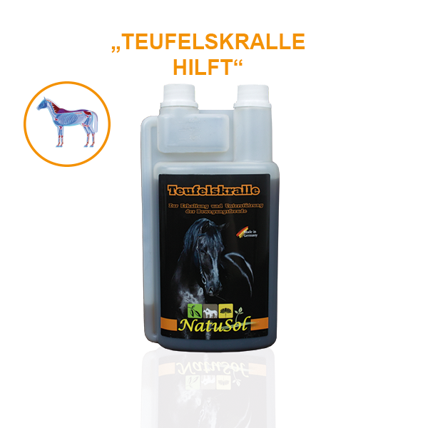 Teufelskralle 1000ml - Ergänzungsfuttermittel für Pferde